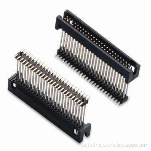 2.54mm Straight Box Header with Au/Sn over 50u-inch Ni Contact Plating and Current Rating of 3A
